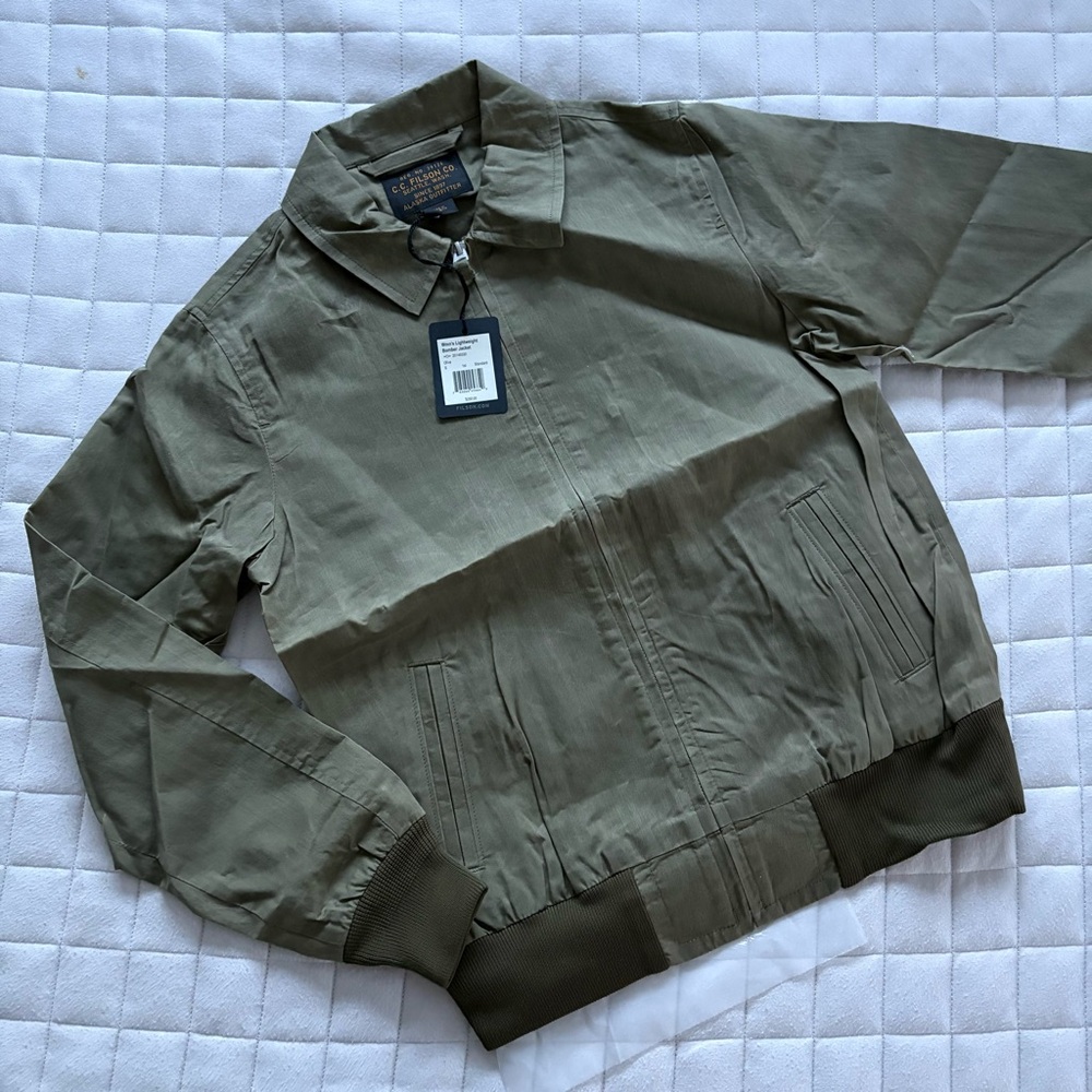 Filson Women’s Lightweight Bomber Jacket - Olive - Picture 4 of 10